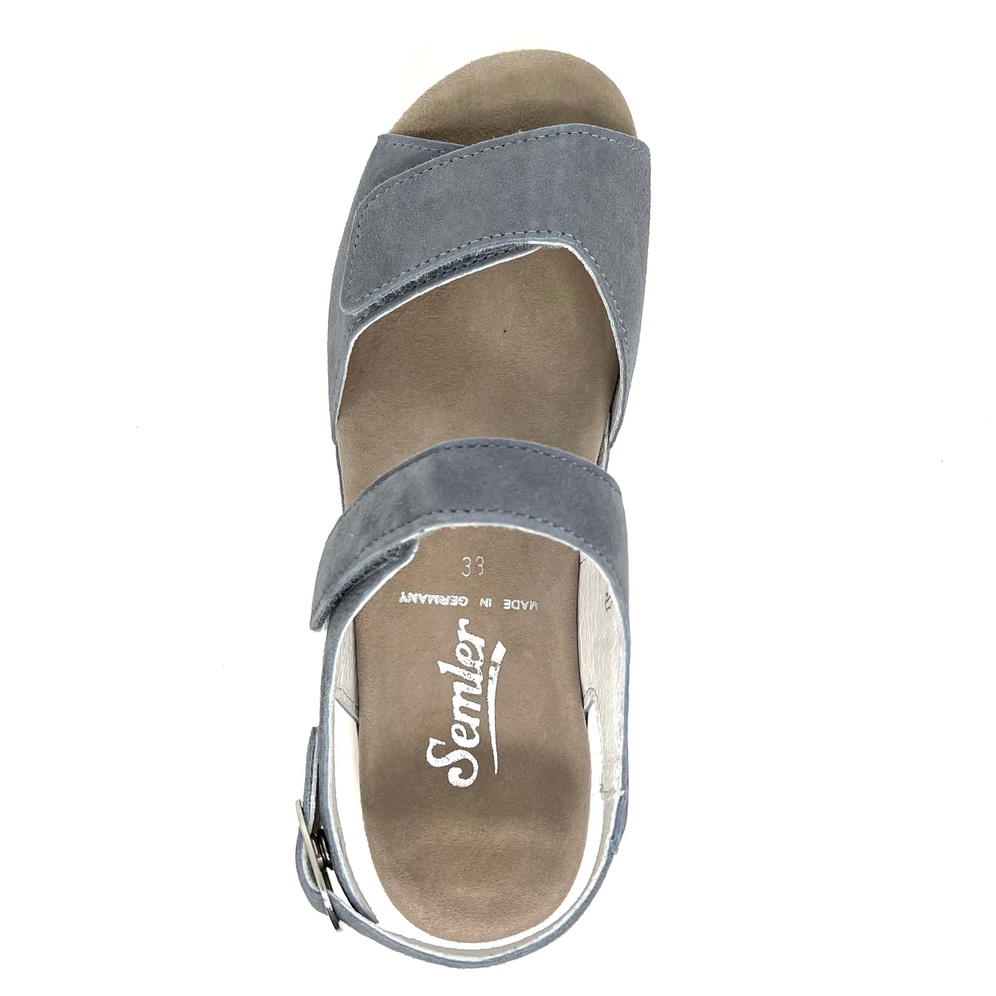Damen Komfort Sandalette Blau von Semler 17683