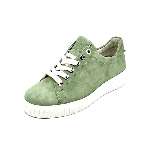 Damen Schnürer Halbschuh Sneakers Grün von Semler 17689