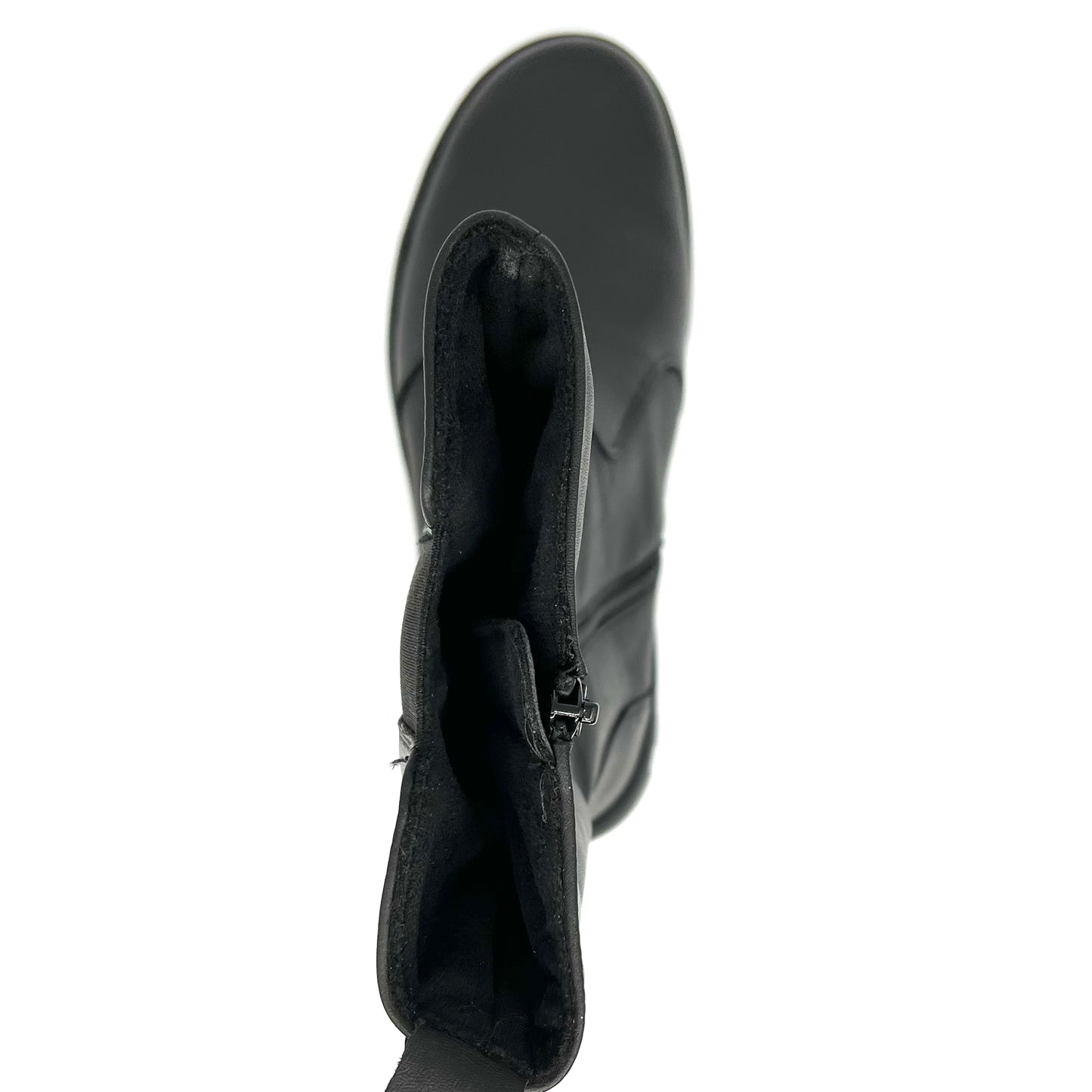Damen Komfort Stiefel Reißverschluß Schwarz von Semler 17604