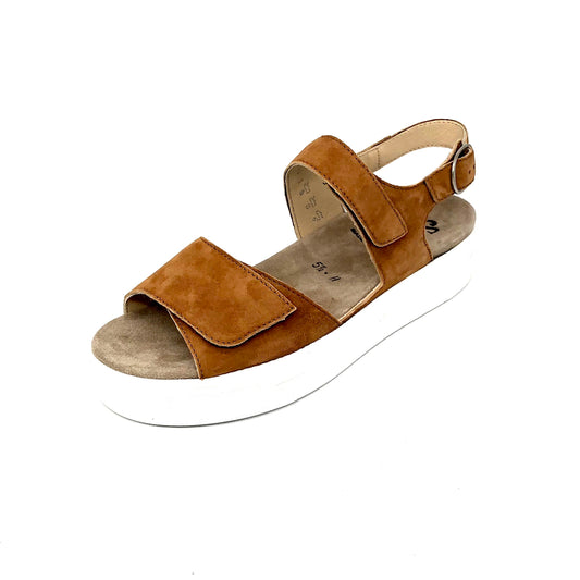 Damen Sandalette Mittelbraun von Semler 17211