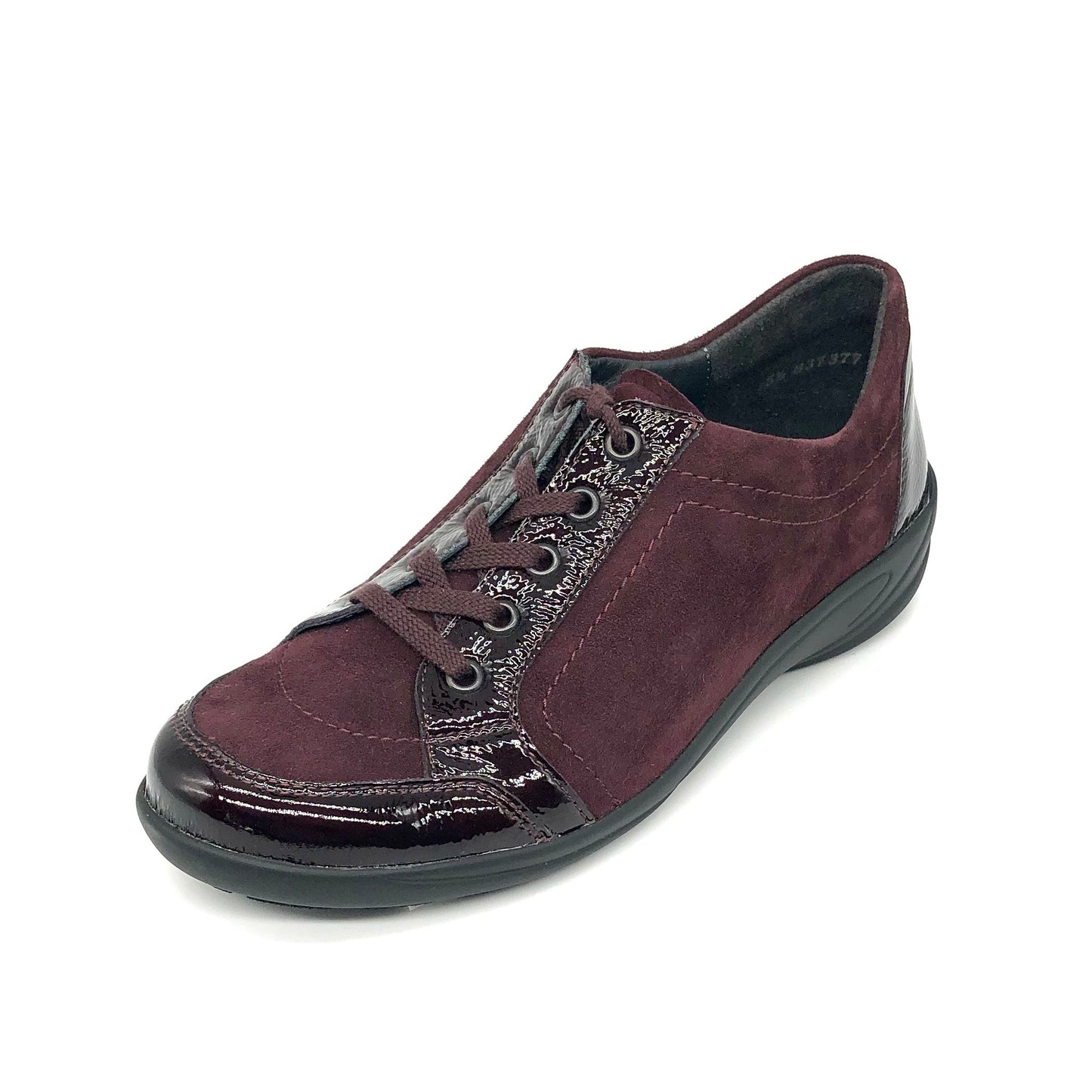Damen Komfort Schnürer Bordeaux Semler 16481