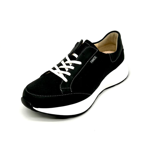 Damen Schnürer Halbschuh Sneakers Schwarz von Finn Comfort 17703