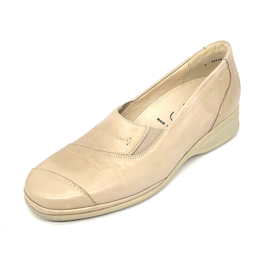 Damen Komfort Slipper Beige von Semler 11568