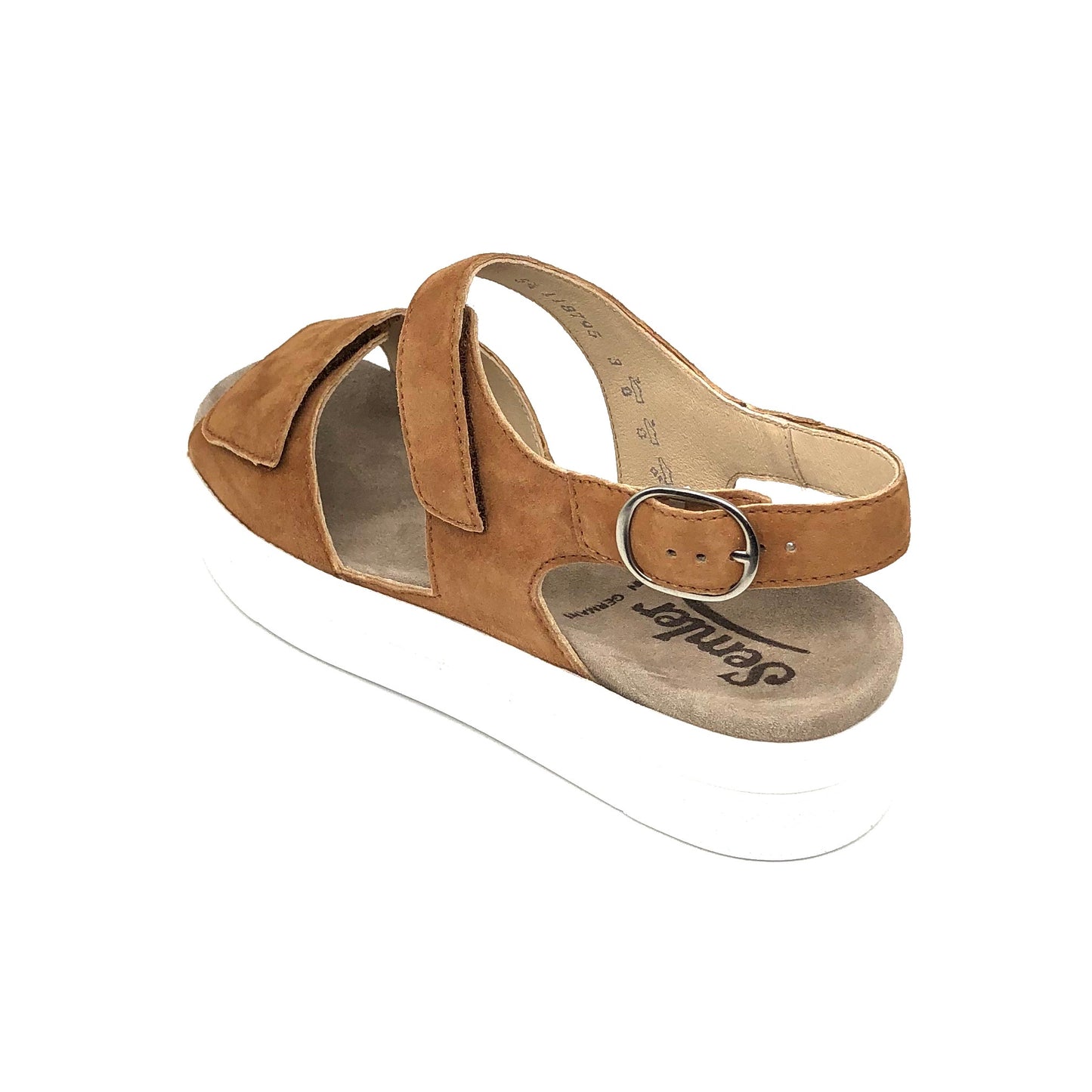 Damen Sandalette Mittelbraun von Semler 17211