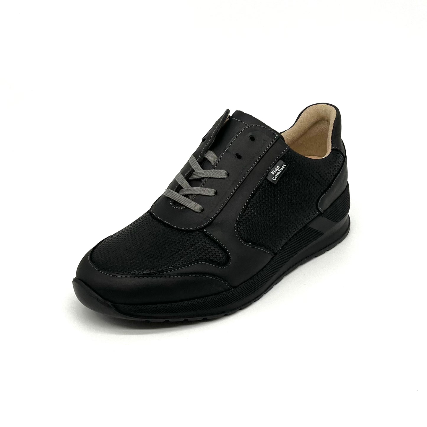Damen Schnürer Halbschuh Sneakers Schwarz von Finn Comfort 17617
