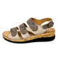 Damen Klett Sandalette Grau von Turm 17900