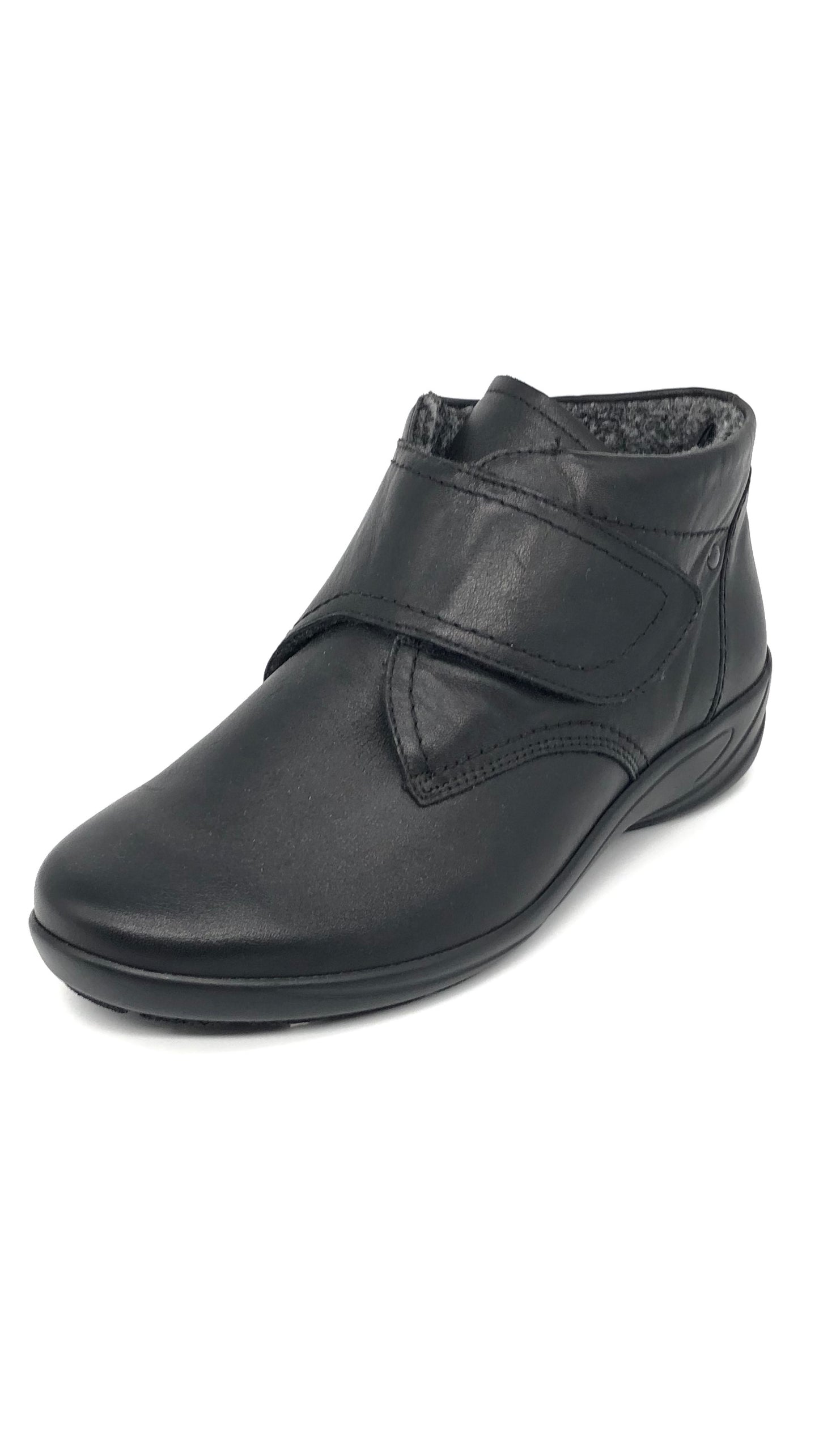 Damen Klett Stiefel Warmfutter Schwarz Semler 17092