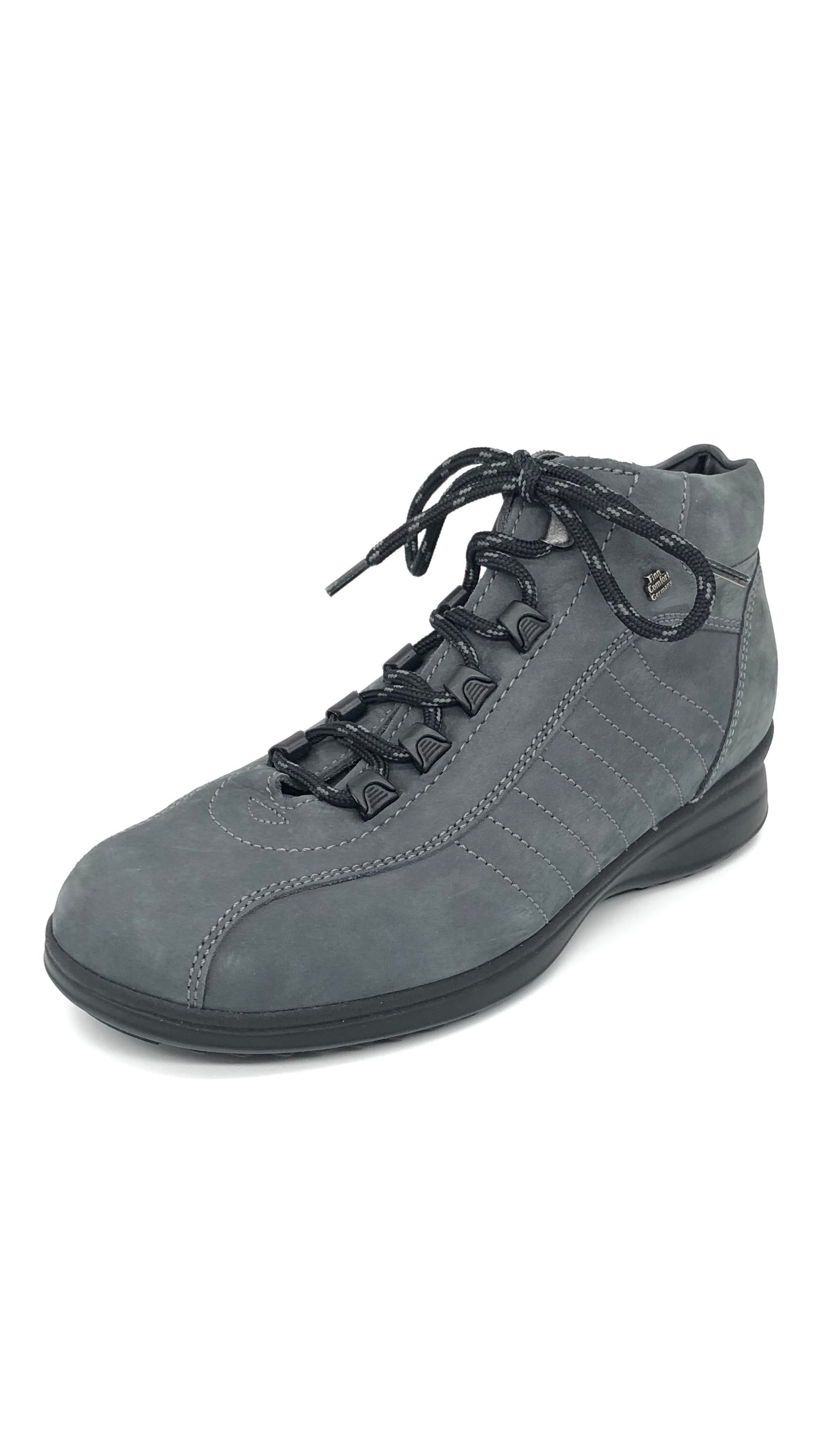 Damen Schnürer Stiefel Schurwollfutter Grau Finn Comfort 11743