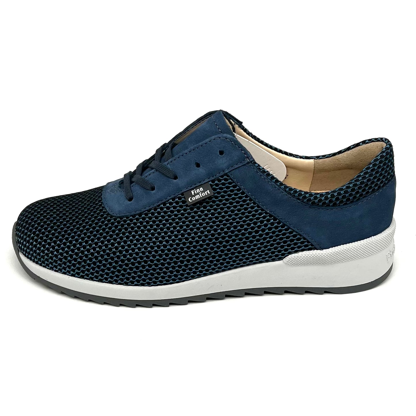 Damen Komfort Schnürer Sneakers Blau von Finn Comfort 17498