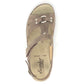 Damen Sandalette Taupe von Semler 15590