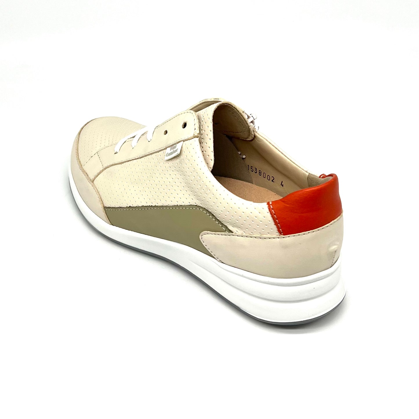 Damen Komfort Schnürer Sneakers Beige Combi von Finn Comfort 17496