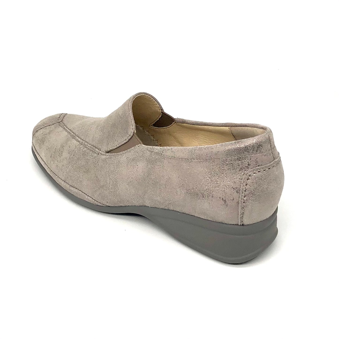 Damen Komfort Slipper Grau von Semler 16629