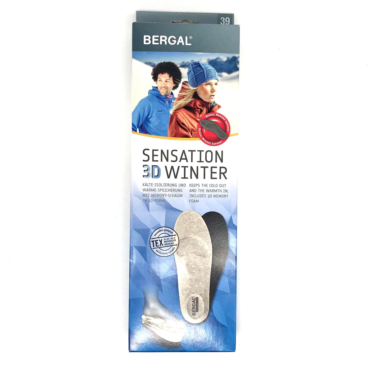 Einlegesohle Sensation 3D Winter Bergal 17182