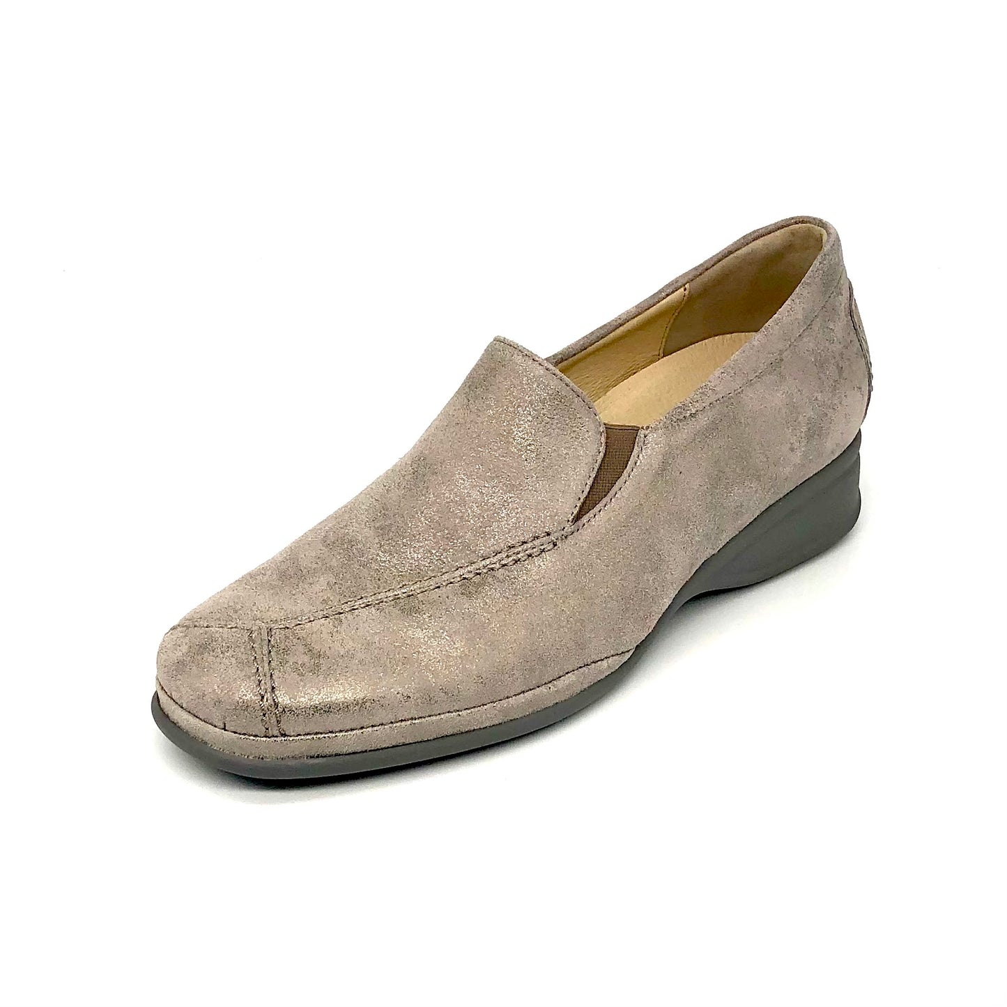 Damen Komfort Slipper Grau von Semler 16629