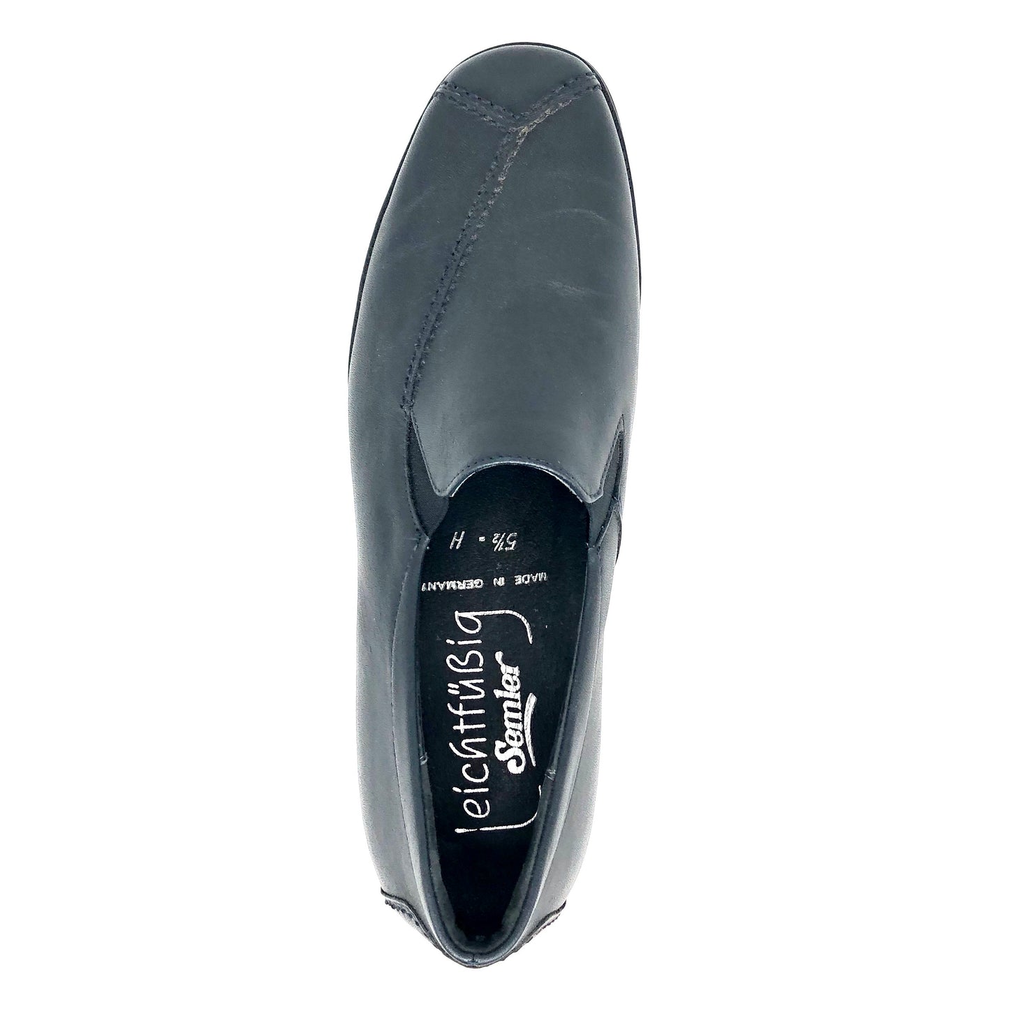 Damen Komfort Slipper Dunkelblau von Semler 8288